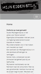 Mobile Screenshot of mijneigenstijl.eu